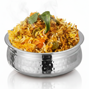 KS SS Double Wall Hammered Serving Handi | Biryani Handi