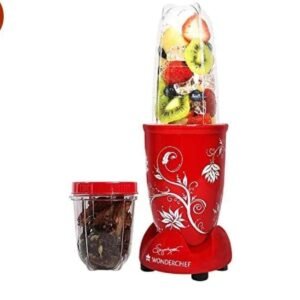 Wonderchef Nutri-Blend 400 Watts Juicer Mixer Grinder (Red)